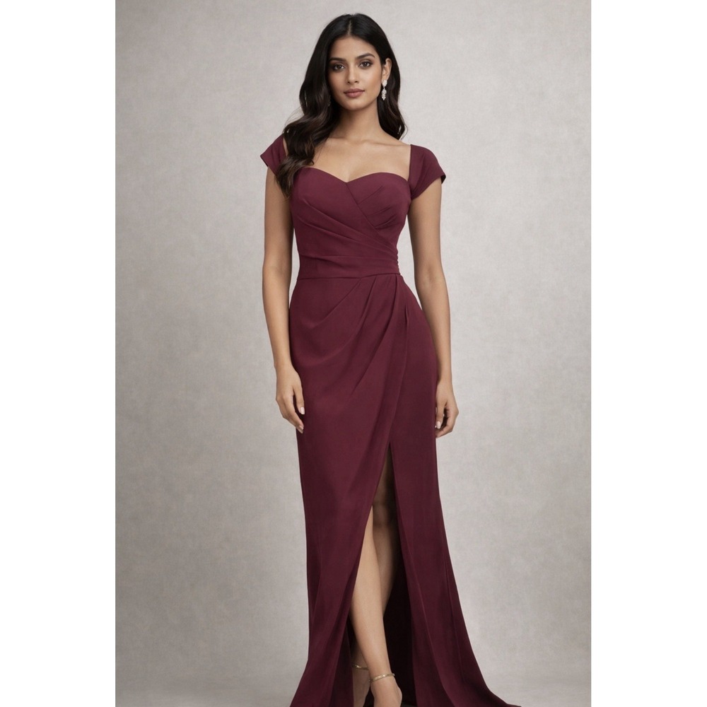 Galina Signature burgundy formal dress size‎ 6